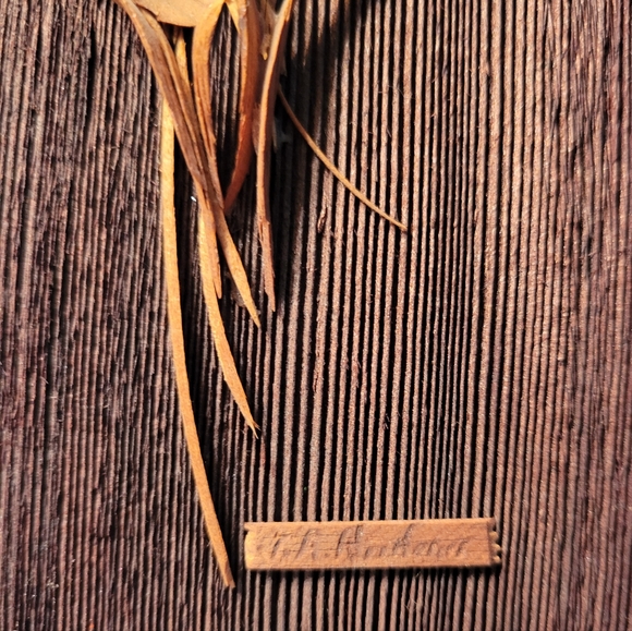 VTG Wooden Flower Wall Plaque. Floral Wall Plaque. Wood Decor. - Picture 5 of 6